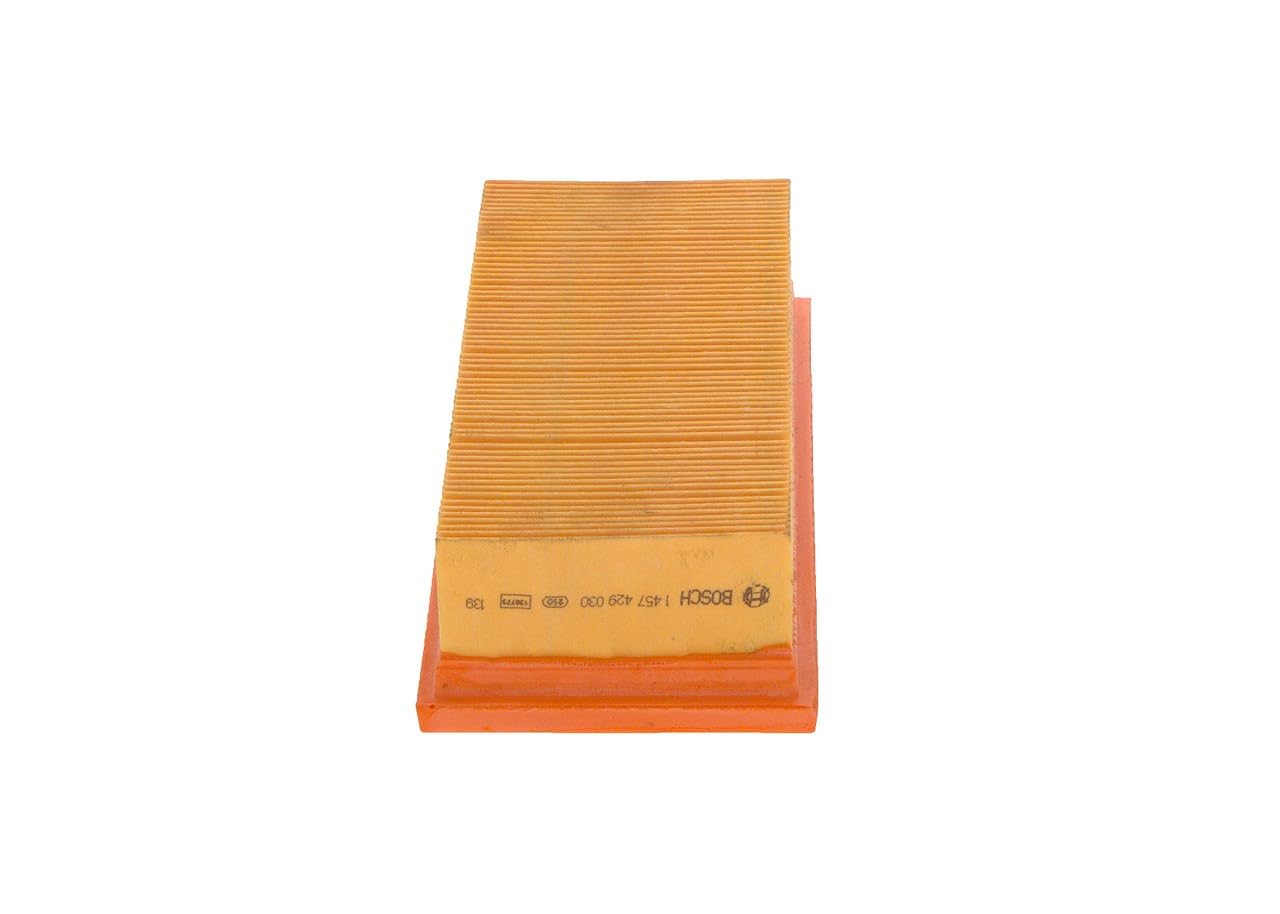 Bosch S9030 Car Air Filter - Separates Particles from the Air Intake - Moisture-resistant plus High Tensile Strength
