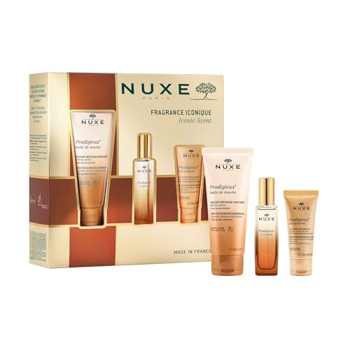 Nuxe Cofanetto Fragranza Prodigieux Profumo 30ml + Olio Doccia 100ml + Latte Corpo 30ml