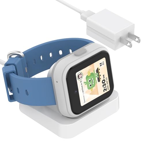 Soarking Charging Dock Replacement for T-Mobile SYNC UP Kids Watch with 5 Feet Charger Cable Wall Charger Included(White)