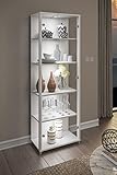 Produktabmessungen: Höhe 172 cm, Breite 58 cm, Tiefe 32 cm - Die Vitrine 