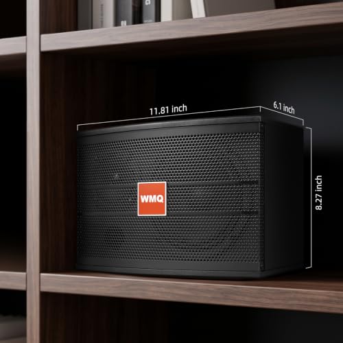 Image of 6.5 inch 2-Way Karaoke Speakers Pair, 600W Peak, Built-in Crossover