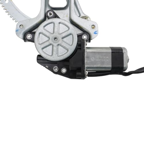 Image of TRQ Front Right Power Window Regulator & Motor Assembly Passenger Side Compatible with 1990-1993 Honda Accord HO1351103
