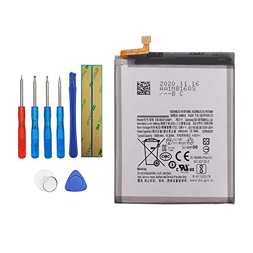 Vvsialeek EB-BA315ABY Replacement Battery Compatible with Samsung Galaxy A31 2020 SM-A315F A315F with Toolkit