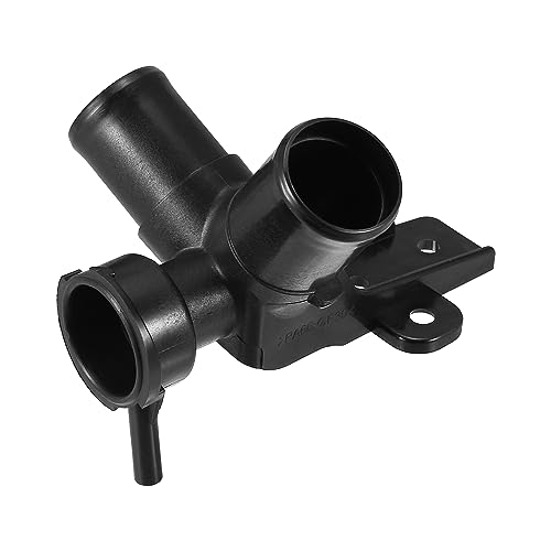 X AUTOHAUX 25329-1P100 Radiator Coolant Filler Black Plastic Replacement for Kia Rio 2012-2017 for Hyundai Accent Veloster 2012-2017