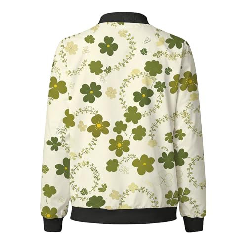 Veste imprimée décontractée coupe ample contre la fraîcheur de l'automne - 3
