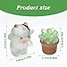 OYIXIO Cute Cows and Potted Plant Car Decoration, Fun Interior Accessory for Rearview Mirrors and Dashboard, Suitable for Women's Kawaii Cars Gifts
