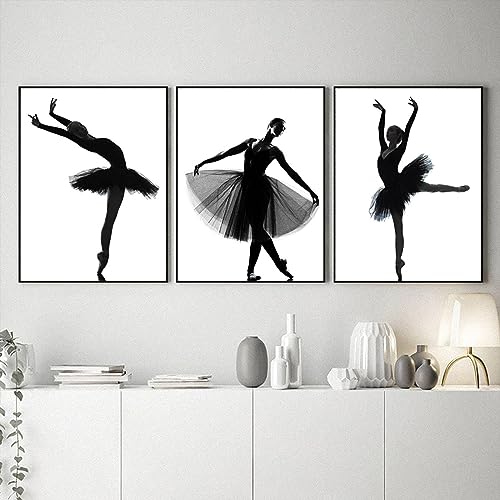 Toile danse classique dsdsgog affiche artistique noir et blanc pour sublimer votre intérieur