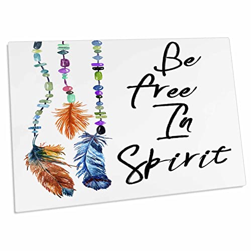 3dRose Be Free in Spirit Desk Pad 23” x 16”