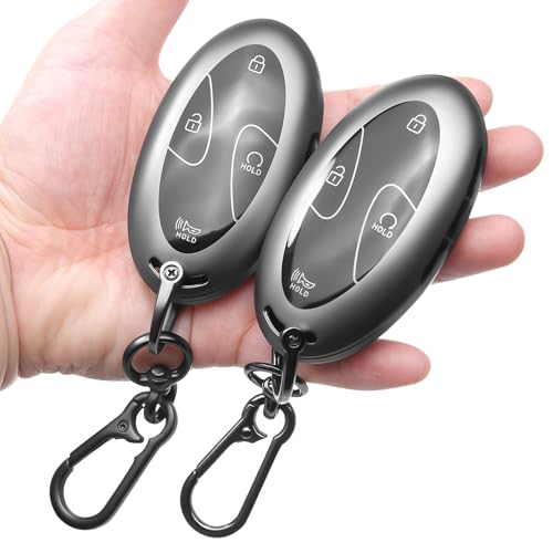ZHENGSZ 2-Pack for Hyundai Key Fob Cover Keychain 7-Button TPU Case Compatible with 2022 2023 2024 2025 Elantra Sonata Ioniq 6 Santa Fe Tucson Kona Ioniq 5N by ZHENGSZ - Used condition - US$12.02