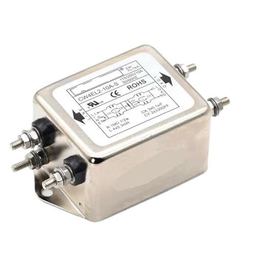 Filtro EMI de potencia Cw4el2-20a bipolar monofásico de 220V CA para reducir interferencias
