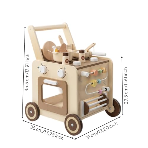 Caminador tipo cocina multifuncional: centro de actividades para bebés 5