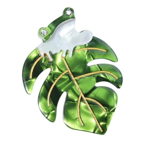 SOESFOUFU 手作りかわいいカエル型ブローチピン 耐久性ある装飾ピン レディースラペルピン ハットや服用ファッションアクセサリー 贈り物に