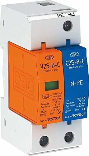 Descargador combinado V25 Tipo 1+1 parafoudre basse tension pour tableau électrique