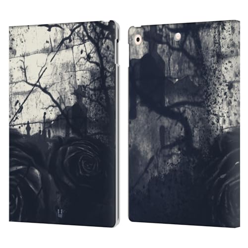Housse iPad 10.2 Rose Sombre Floral Drips pour protéger votre tablette au bureau et en voyage