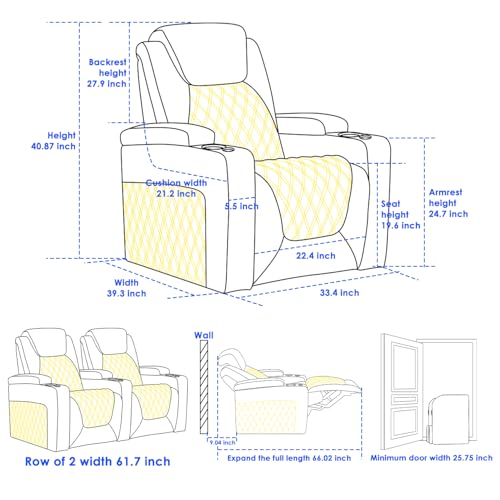 Luxury Home Theater Recliner Seating