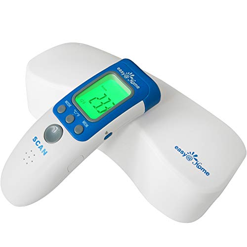 Easy@Home 3-in-1 Non-Contact Infrared Forehead Thermometer for Babies, Adults, and Children