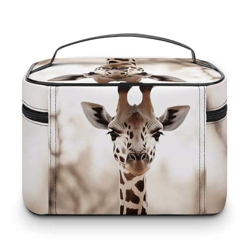 Foldable Travel Luggage Bag for Men And Women, Dry And Wet Separation Portable Travel Luggage Bag, Giraffe Printed Waterproof Sports Luggage Bag, Fitness Bag3