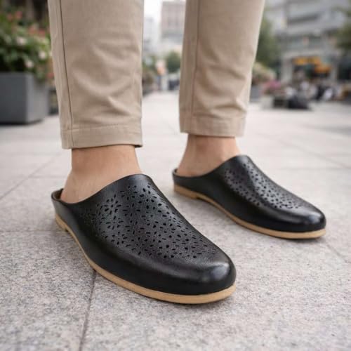 Image of Punjabi Mojaris Mens Shoes Cream Wedding for Groom,Traditional Indian Footwear Ethnic Peshawari Slippers