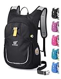 SKYSPER Kinderrucksack 15L, Leichter Wanderrucksack Kinder mit Hydrationsfach & Sicherheitspfeife, Rucksack Kinder ab 7-14 Jahre für Camping, Wanderungen und Tagesausflüge