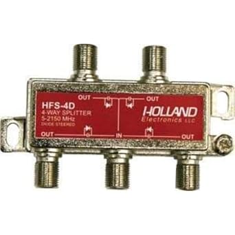 Hfs-4d 4-way Diode Steered Splitter 5-2150 Mhz