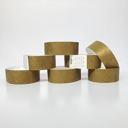 Bracelets en Tyvek lot de 1000 pièces couleur unie 25 mm pour contrôle événements