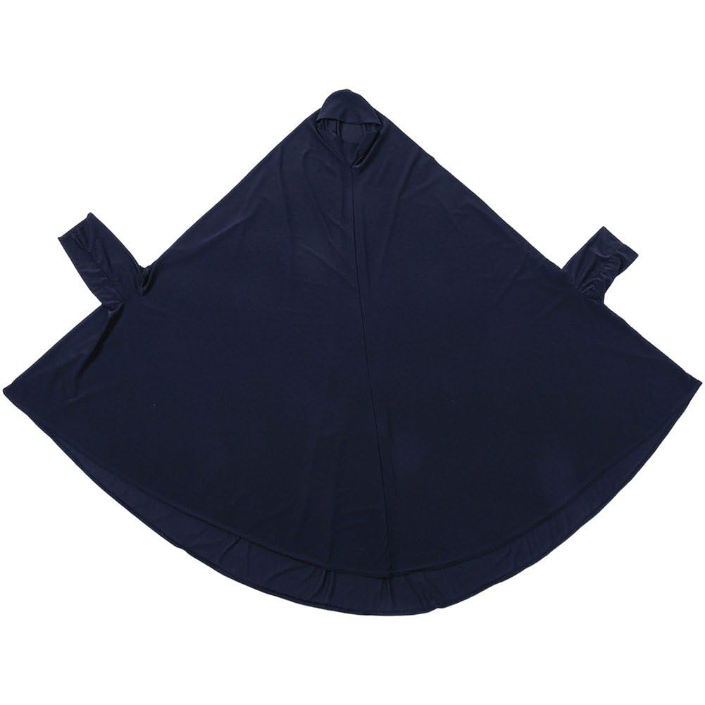 Abaya musulmane traditionnelle manches longues avec foulard de prière