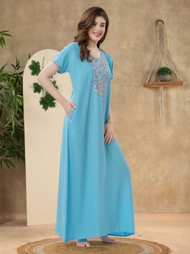 Image of Soulemo Women's Solid Alpine Nighty 1749