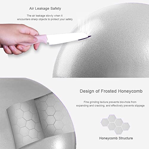 2-Pack-Pilates-Balls-Yoga-Balls-Barre-Balls-Mini-Exercise-Balls-9-Inch-Small-Bender-Balls-for-Pilates-Yoga-Core-Training-and-Physical-Therapy-Improves-Balance-Gray