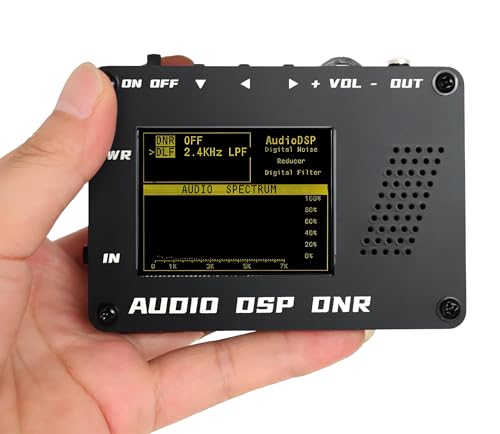 DSP Audio Noise Reducer for Radio, Portable DNR Digital Filter DSP...