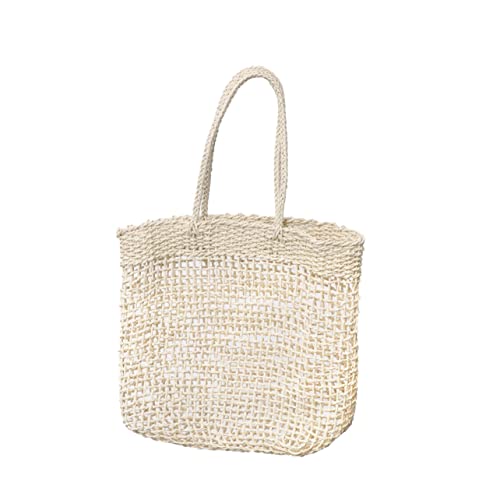 Sac bandoulière léger en paille ajourée pour le quotidien