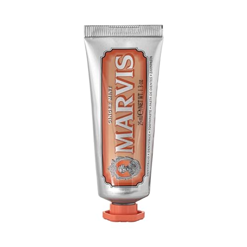 Image of Marvis Ginger Mint Toothpaste, Travel Size 1.3 ounces