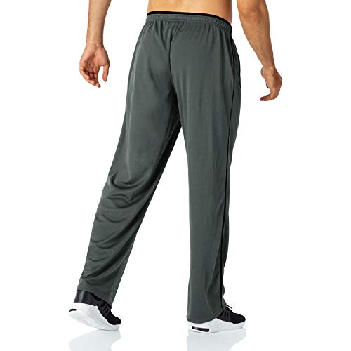 Buy OxySoul Mens Mesh Sweatpants Drawstring Elastic Waistband Running