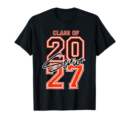 Class of 2027 Senior Graduation Student Boys Girls T-Shirt