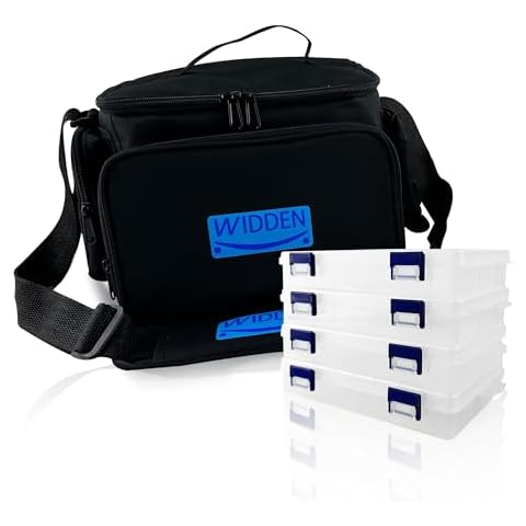 WIDDEN Fishing Tackle Bag with Tackle Boxes Cover