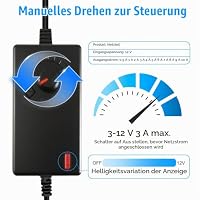 Joycabin 4 Pin PWM Lüftersteuerung 12V, PC Lüfter Drehzahlregler – Ansicht 2