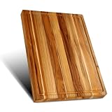 Extra Large Teak Wood Cutting Board 20' Wooden...