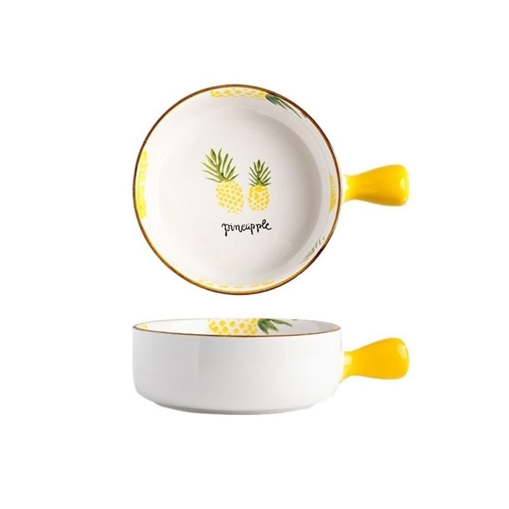 Plateau de cuisson en céramique jaune pour de savoureux repas en famille au four