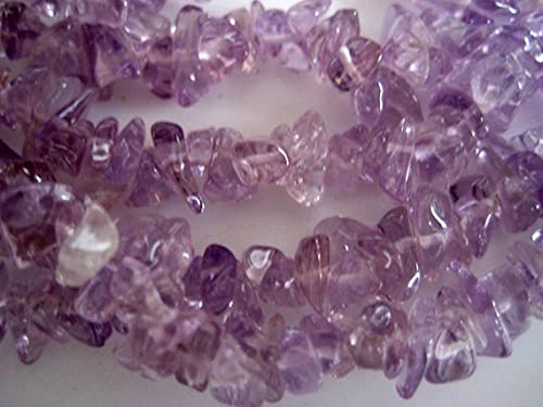 Améthyste naturelle en pépites pour création de bijoux raffinés 5 rangs