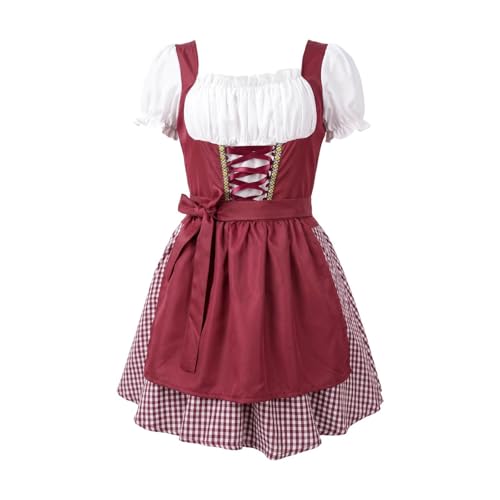 Robe traditionnelle Dirndl chemisier traditionnel et tablier