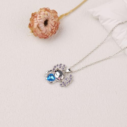 Cute Axolotl Necklace Animal Pendant Necklaces Axolotl Gifts for Axolotl Lovers Birthday Back to school Gift2