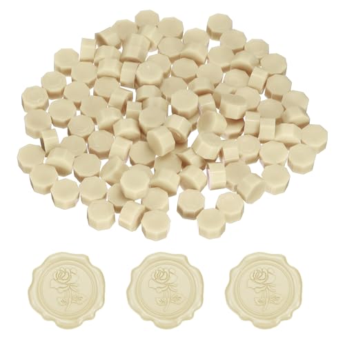 Perles de cire à cacheter pour invitations de mariage et enveloppes grises