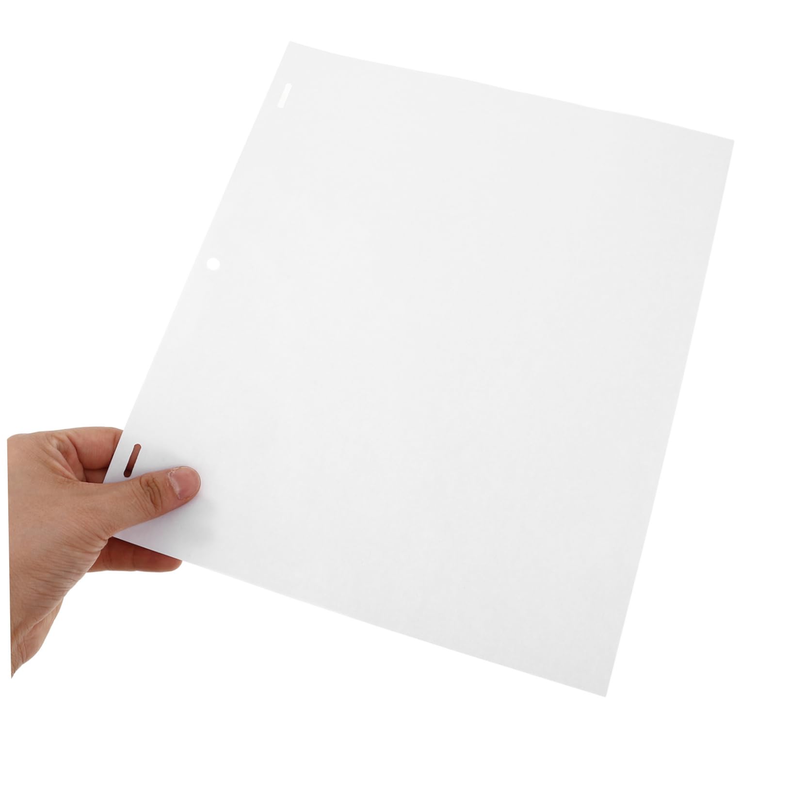 Animationspapier Drei Loch 200 Stück Weißes Papier für Studenten | Transparentpapier zum Exakten Ausrichten, Leicht zu Verstauen, für Erwachsene und Lernende
