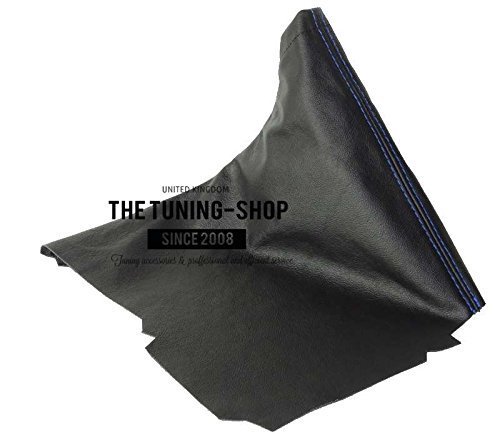 The Tuning-Shop Ltd For Toyota Gt-86 Subaru Brz 2012-2016 E Brake Boot Black Leather With Blue Stitching