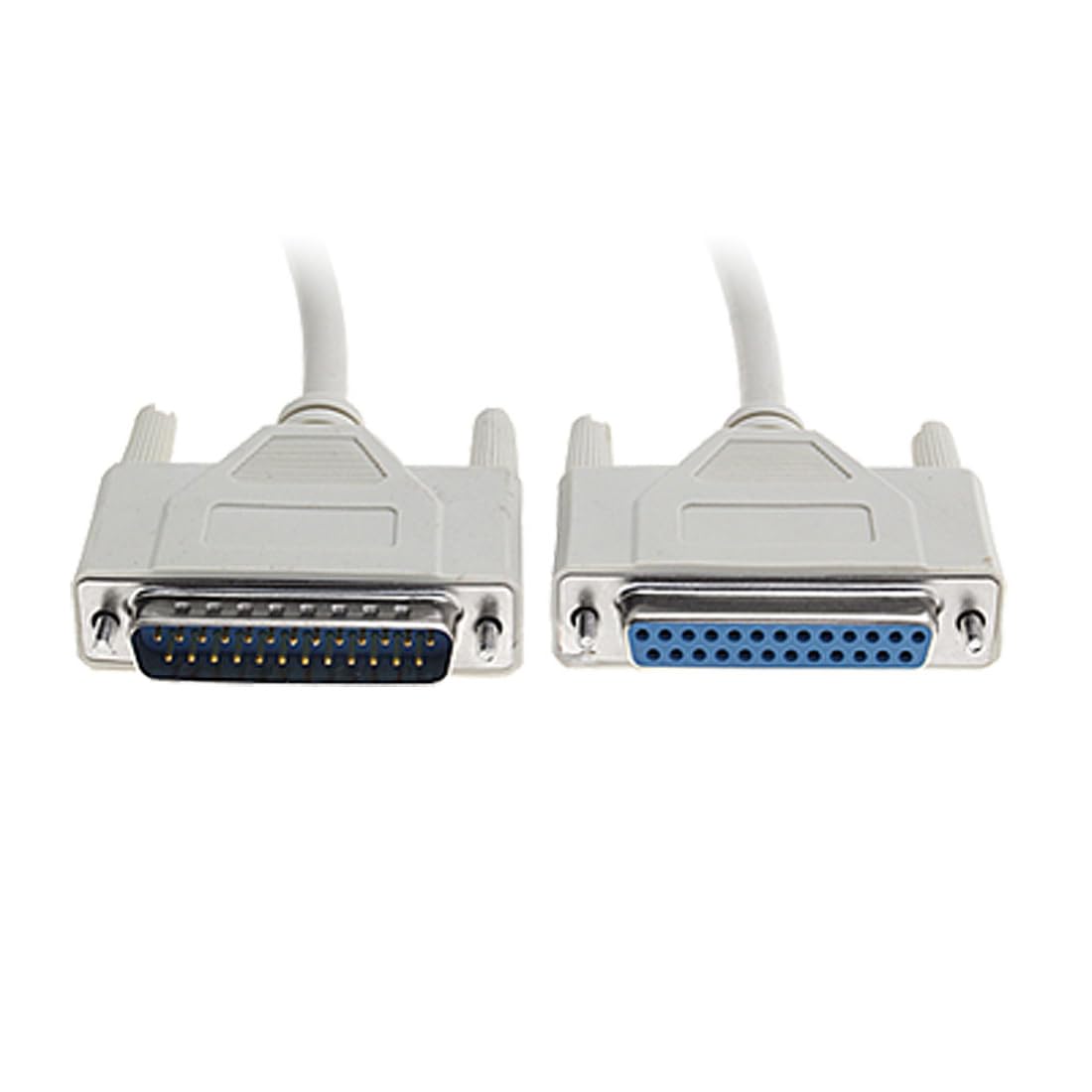 uxcell - a10031700ux0101 DB25 25 Pin Male to Female Serial Parallel Printer Extension Cable 2.6M