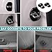 Hudiriy Car Door Lock Latches Cover Protector Compatible with Ineos Grenadier 2020-2026 Stainless Steel Car Door Latch Covers Protection Decoration Car Accessories (Black)