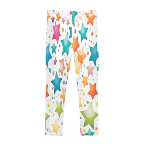 Toddler Girls Leggings Printed Yoga Pants Leggings Green Blue Star for Kids2