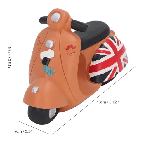 Decoração de Motocicleta Vintage, Modelo de Resina para Moto, Ornamento de Desenho Animado, ótimo Pr