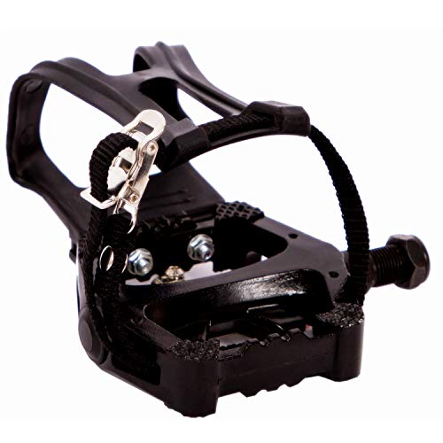 Reviews for YBEKI SPD Pedals Hybrid Pedal with Toe Clip and Straps