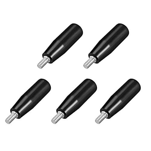 TA-VIGOR 5Pcs M6 x 50mm Male Thread Revolving Handwheel Knob