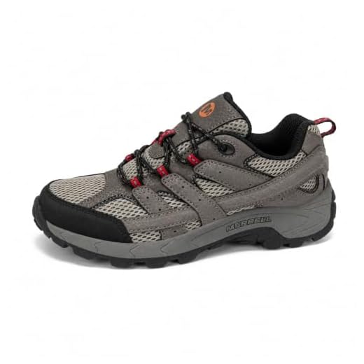 Merrell Moab 2 Low LACE Hiking Sneaker, BARK Brown, 6 US Unisex Big Kid